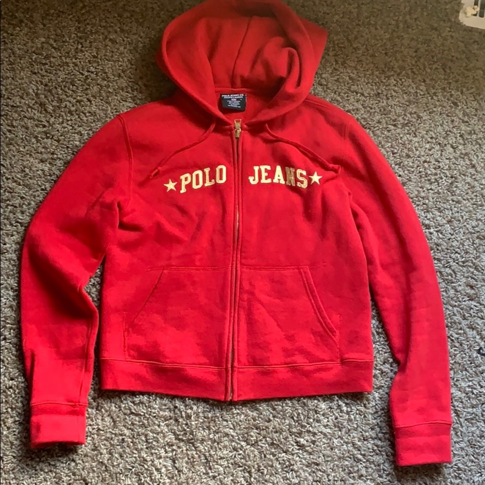 Vintage polo hoodie